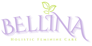 bellina shops logo with tagline "holistic feminine care"