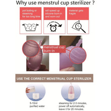Load image into Gallery viewer, Electric Menstrual Cup Sterilizer - Bellina Shops
